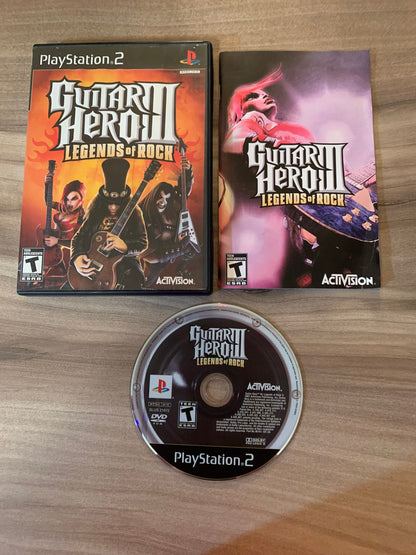 PiXEL-RETRO.COM : SONY PLAYSTATION 2 (PS2) COMPLET CIB BOX MANUAL GAME NTSC GUITAR HERO III LEGENDS OF ROCK