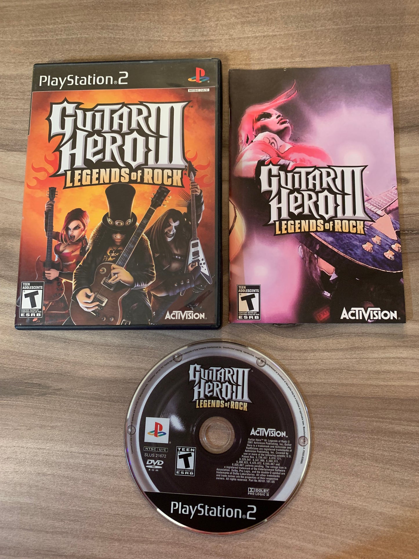 PiXEL-RETRO.COM : SONY PLAYSTATION 2 (PS2) COMPLET CIB BOX MANUAL GAME NTSC GUITAR HERO III LEGENDS OF ROCK