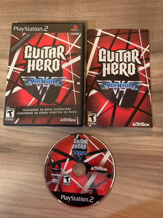 PiXEL-RETRO.COM : SONY PLAYSTATION 2 (PS2) COMPLET CIB BOX MANUAL GAME NTSC GUITAR HERO VAN HALEN