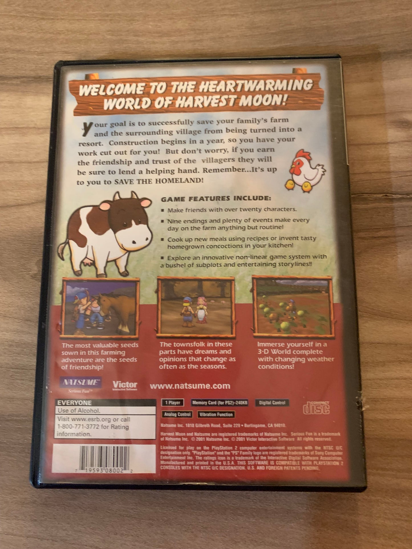 SONY PLAYSTATiON 2 [PS2] | HARVEST MOON SAVE THE HOMELAND