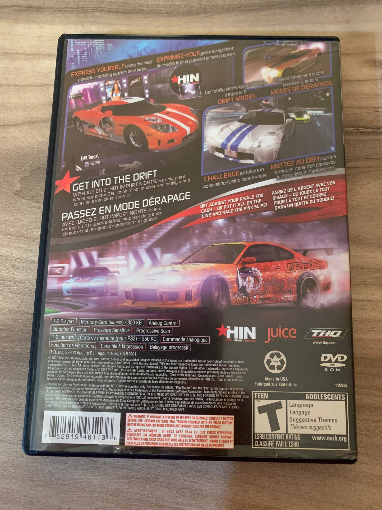 SONY PLAYSTATiON 2 [PS2] | JUiCED 2 HOT iMPORT NiGHTS