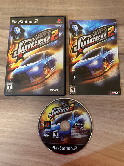 PiXELRETROGAME.COM : SONY PLAYSTATION 2 (PS2) COMPLET CIB BOX MANUAL GAME NTSC JUICED 2 HOT IMPORT NIGHTS
