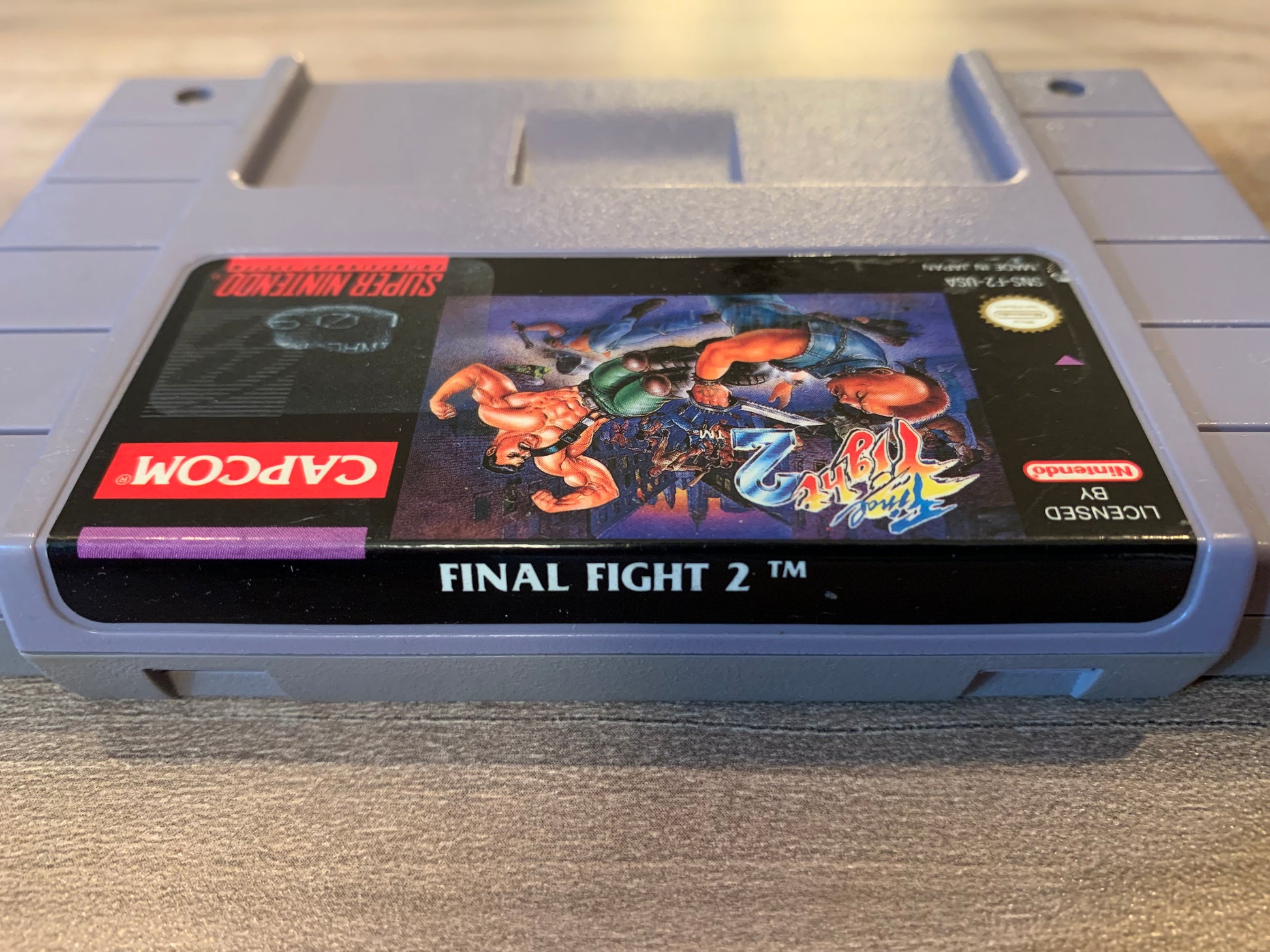 PiXEL-RETRO.COM : SUPER NINTENDO NES (SNES) FINAL FIGHT 2 GAME NTSC