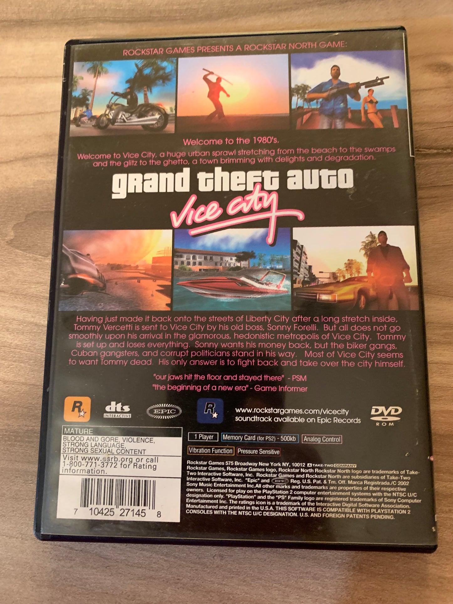 SONY PLAYSTATiON 2 [PS2] | GRAND THEFT AUTO ViCE CiTY