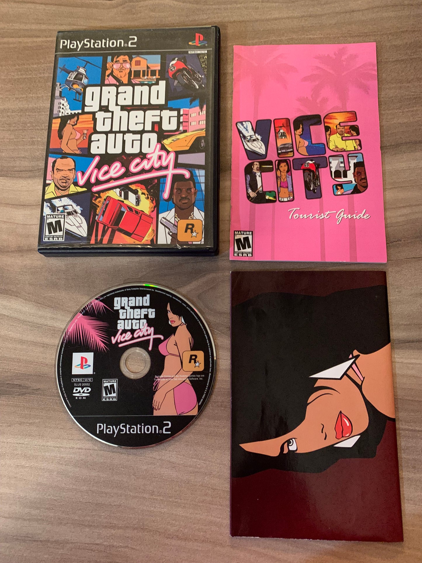 PiXEL-RETRO.COM : SONY PLAYSTATION 2 (PS2) COMPLET CIB BOX MANUAL GAME NTSC GRAND THEFT AUTO VICE CITY