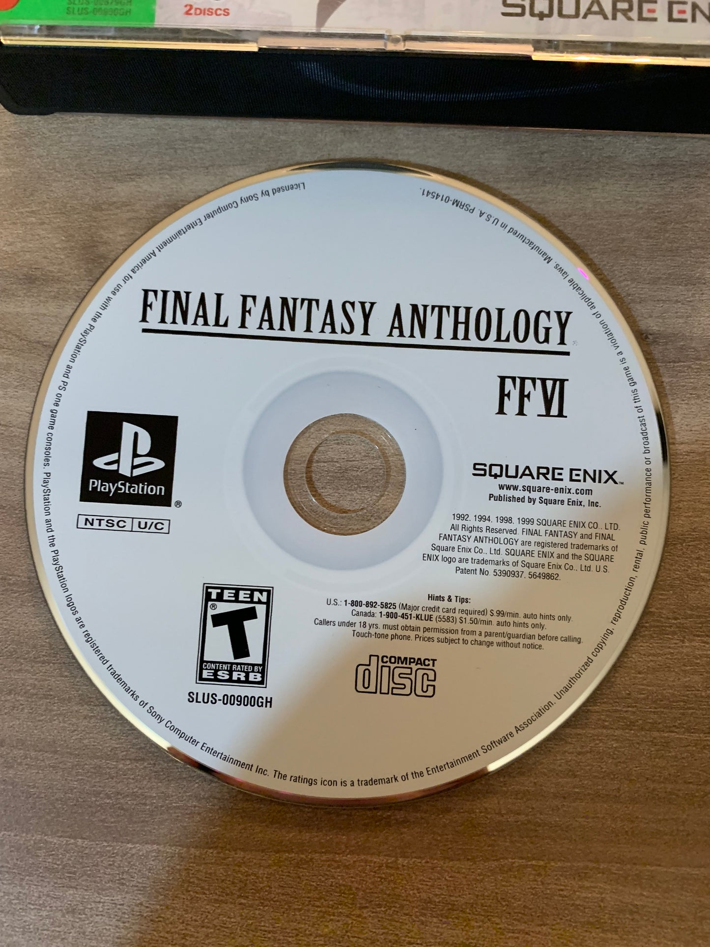 SONY PLAYSTATiON [PS1] | FiNAL FANTASY ANTHOLOGY | GREATEST HiTS