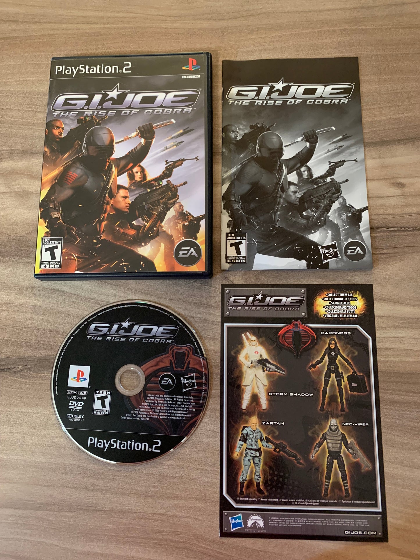 PiXEL-RETRO.COM : SONY PLAYSTATION 2 (PS2) COMPLET CIB BOX MANUAL GAME NTSC G.I. JOE THE RISE OF COBRA