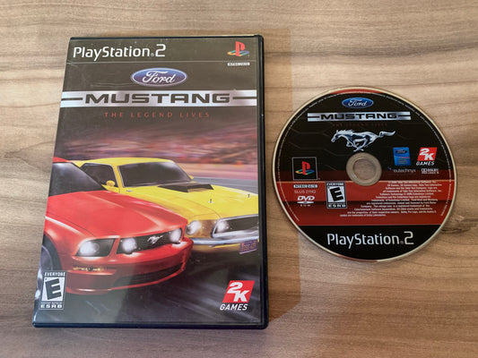 PiXEL-RETRO.COM : SONY PLAYSTATION 2 (PS2) COMPLET CIB BOX MANUAL GAME NTSC FORD MUSTANG THE LEGEND LIVES