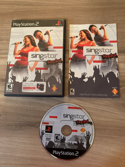 PiXEL-RETRO.COM : SONY PLAYSTATION 2 (PS2) COMPLET CIB BOX MANUAL GAME NTSC SINGSTAR ROCKS!