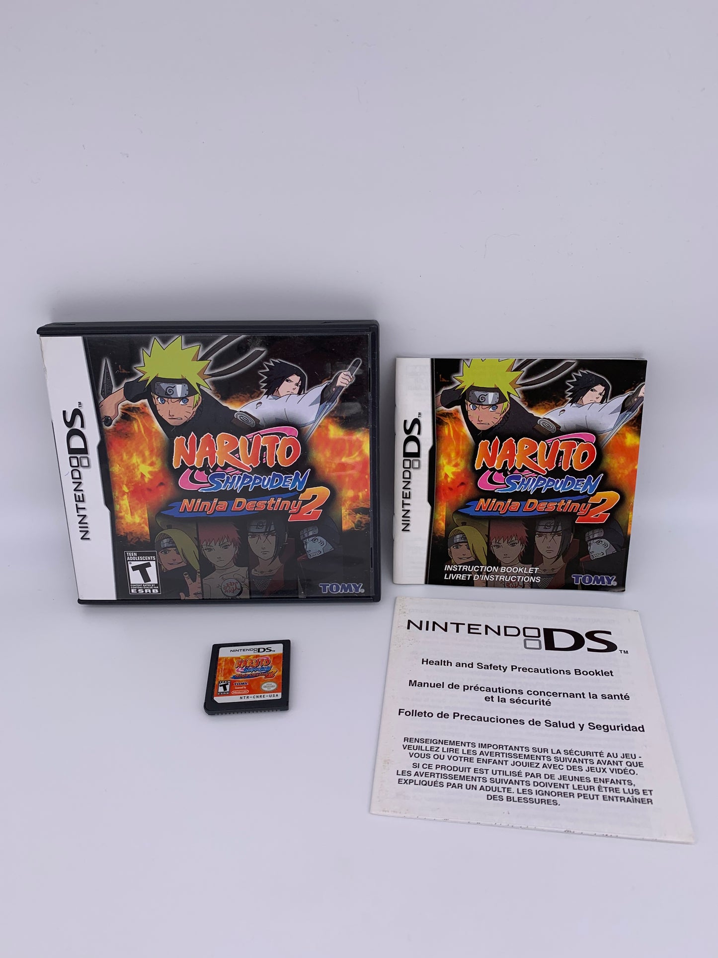 PiXEL-RETRO.COM : NINTENDO DS (DS) COMPLETE CIB BOX MANUAL GAME NTSC NARUTO SHIPPUDEN NINJA DESTINY 2