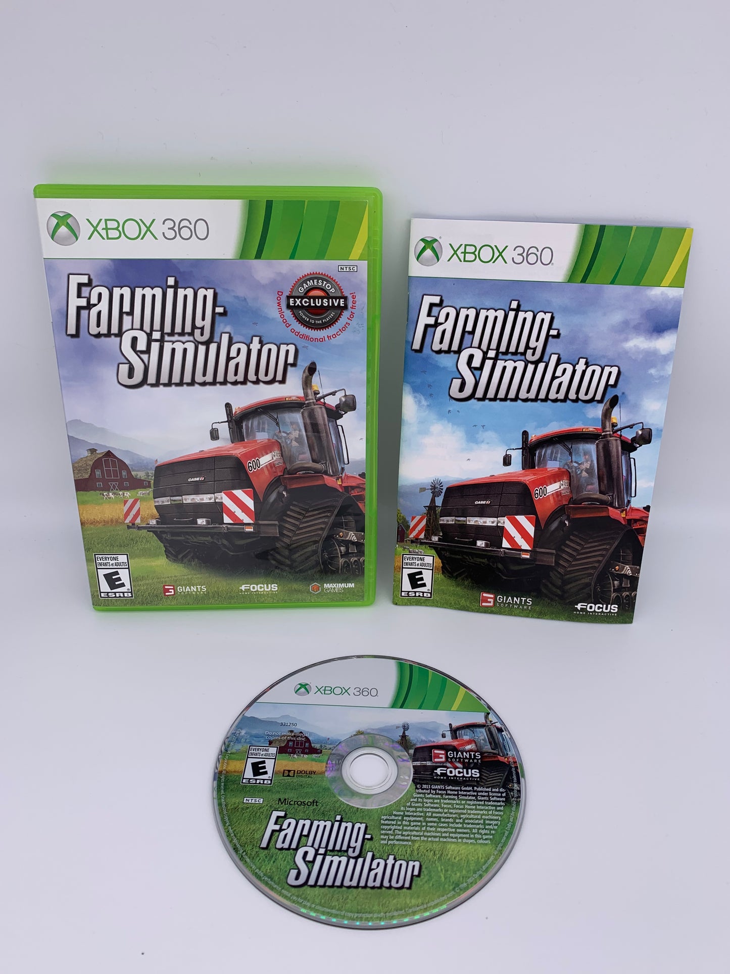 PiXEL-RETRO.COM : MICROSOFT XBOX 360 COMPLETE CIB BOX MANUAL GAME NTSC FARMING SIMULATOR GAMESTOP EXCLUSIVE