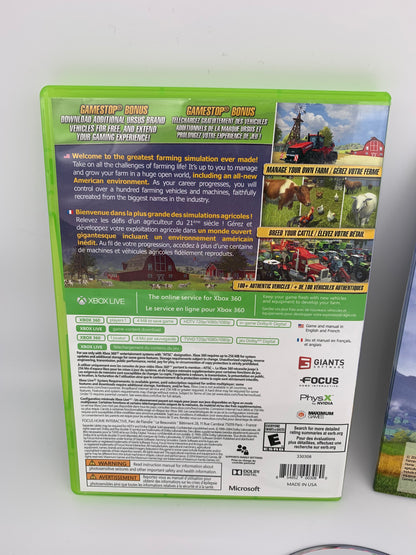 MiCROSOFT XBOX 360 | FARMiNG SiMULATOR | GAMESTOP EXCLUSiVE