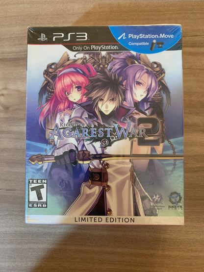 PiXEL-RETRO.COM : SONY PLAYSTATION 3 (PS3) COMPLET CIB BOX MANUAL GAME NTSC RECORD OF AGAREST WAR 2 NEW SEALED