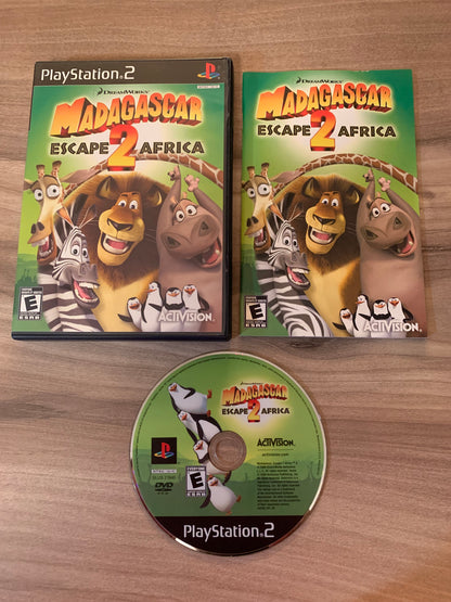 PiXEL-RETRO.COM : SONY PLAYSTATION 2 (PS2) COMPLET CIB BOX MANUAL GAME NTSC MADAGASCAR ESCAPE 2 AFRICA