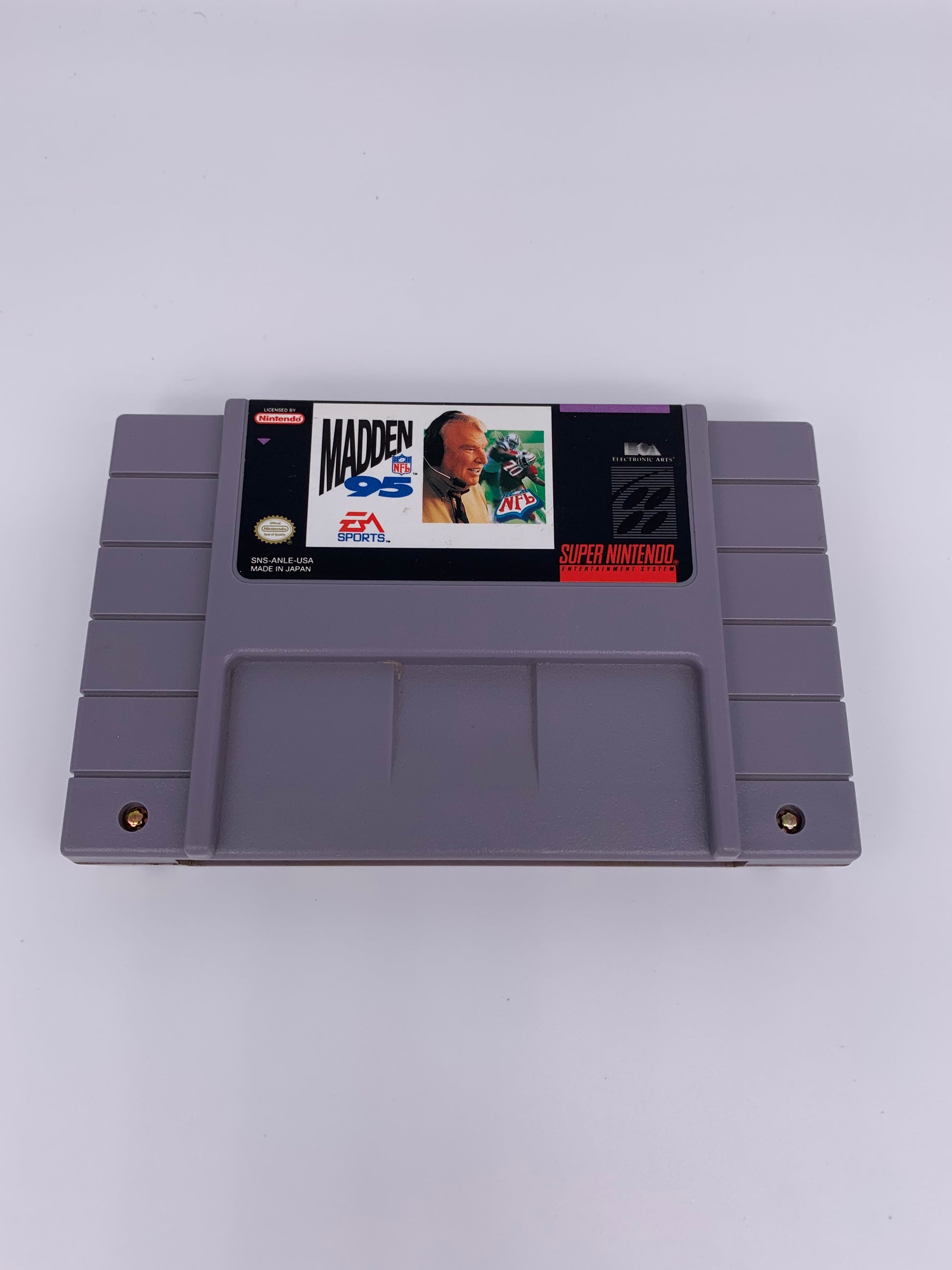PiXEL-RETRO.COM : SUPER NINTENDO NES (SNES) GAME NTSC NFL MADDEN 95