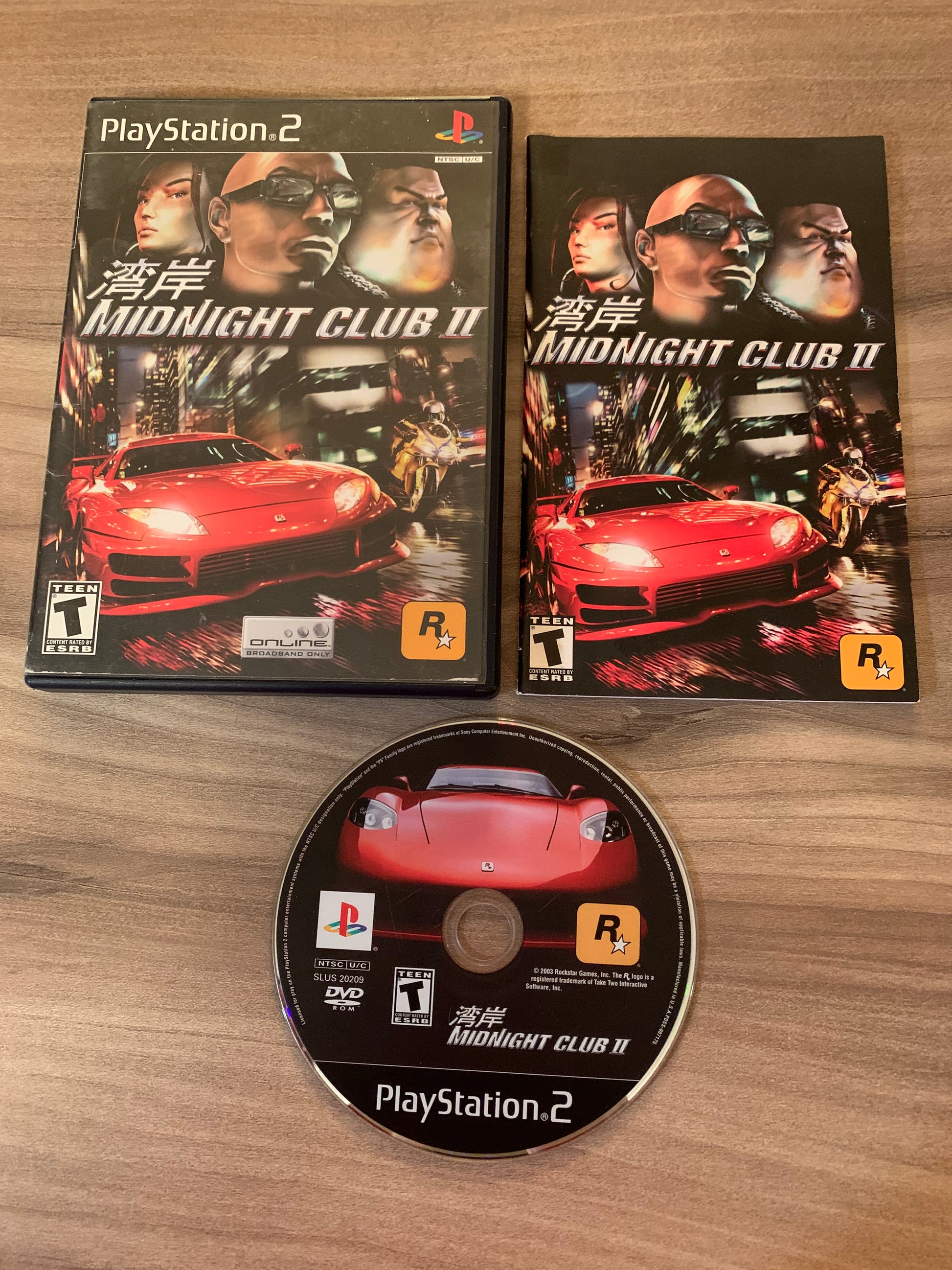 PiXEL-RETRO.COM : SONY PLAYSTATION 2 (PS2) COMPLET CIB BOX MANUAL GAME NTSC MIDNIGHT CLUB II