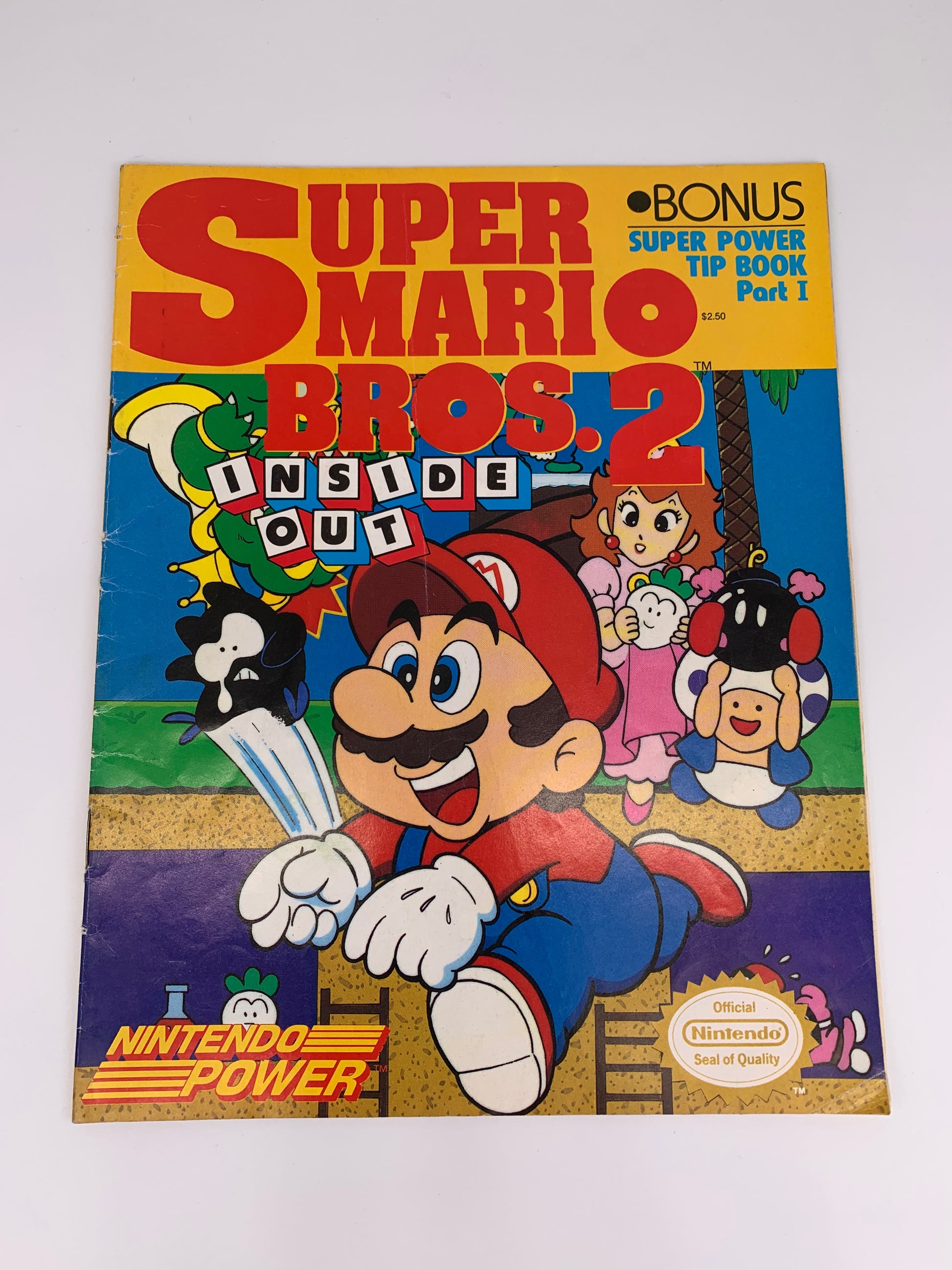 PiXEL-RETRO.COM : NINTENDO POWER SUPER MARIO BROS. 2 INSIDE OUT BONUS SUPER POWER TIP BOOK PART 1 GUIDE OFFICIAL