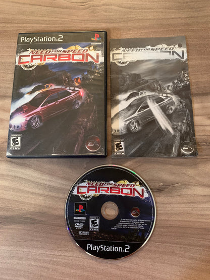 PiXEL-RETRO.COM : SONY PLAYSTATION 2 (PS2) COMPLET CIB BOX MANUAL GAME NTSC NEED FOR SPEED CARBON