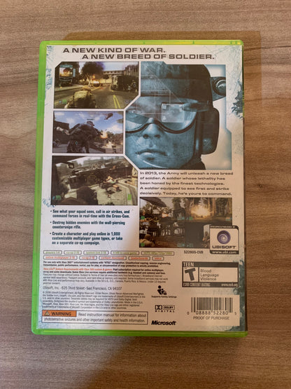 MiCROSOFT XBOX 360 | TOM CLANCYS GHOST RECON ADVANCED WARFiGHTER