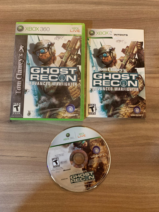 PiXEL-RETRO.COM : MICROSOFT XBOX 360 COMPLETE CIB BOX MANUAL GAME NTSC GHOST RECON ADVANCED WARFiGHTER