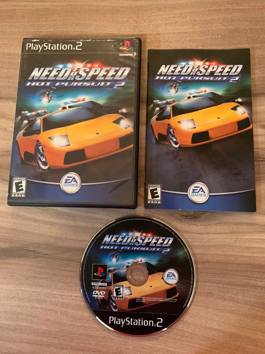 PiXEL-RETRO.COM : SONY PLAYSTATION 2 (PS2) COMPLET CIB BOX MANUAL GAME NTSC NEED FOR SPEED HOT PURSUIT 2