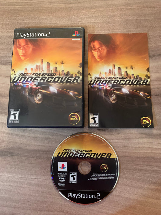 PiXEL-RETRO.COM : SONY PLAYSTATION 2 (PS2) COMPLET CIB BOX MANUAL GAME NTSC NEED FOR SPEED UNDERCOVER