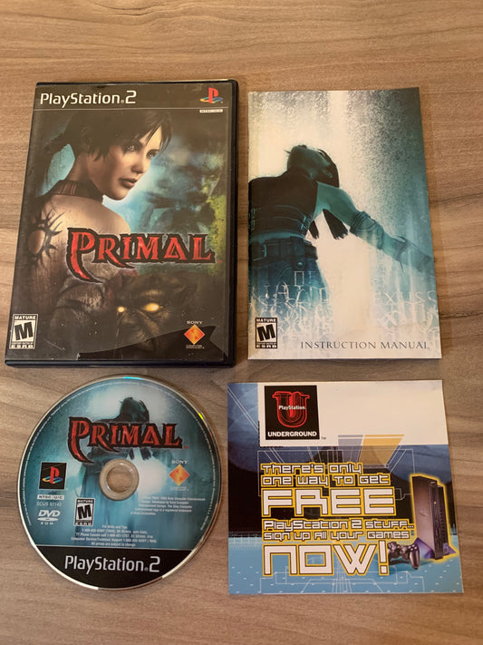 PiXEL-RETRO.COM : SONY PLAYSTATION 2 (PS2) COMPLET CIB BOX MANUAL GAME NTSC PRIMAL