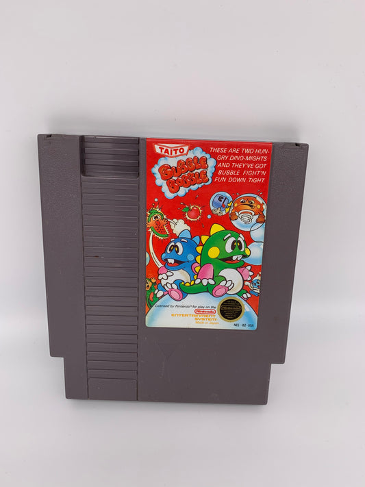 PiXEL-RETRO.COM : NINTENDO NES BUBBLE BOBBLE GAME NTSC