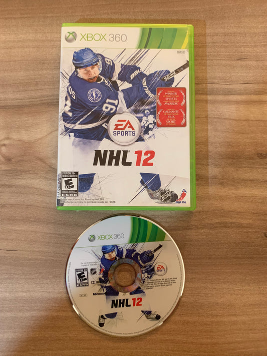 PiXEL-RETRO.COM : MICROSOFT XBOX 360 COMPLETE CIB BOX MANUAL GAME NTSC NHL 12