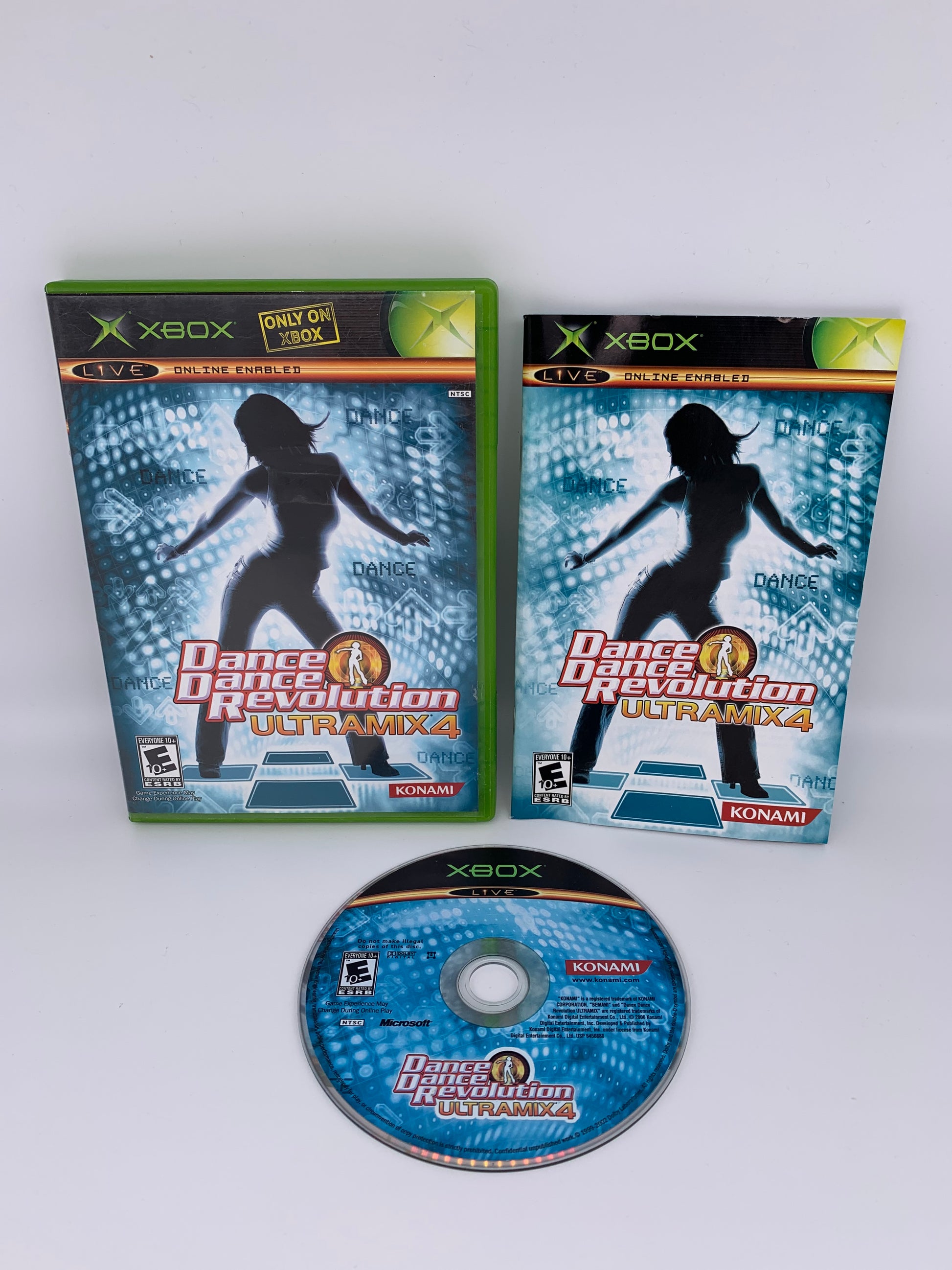 PiXEL-RETRO.COM : MICROSOFT XBOX COMPLETE CIB BOX MANUAL GAME NTSC DANCE DANCE REVOLUTION ULTRAMIX 4