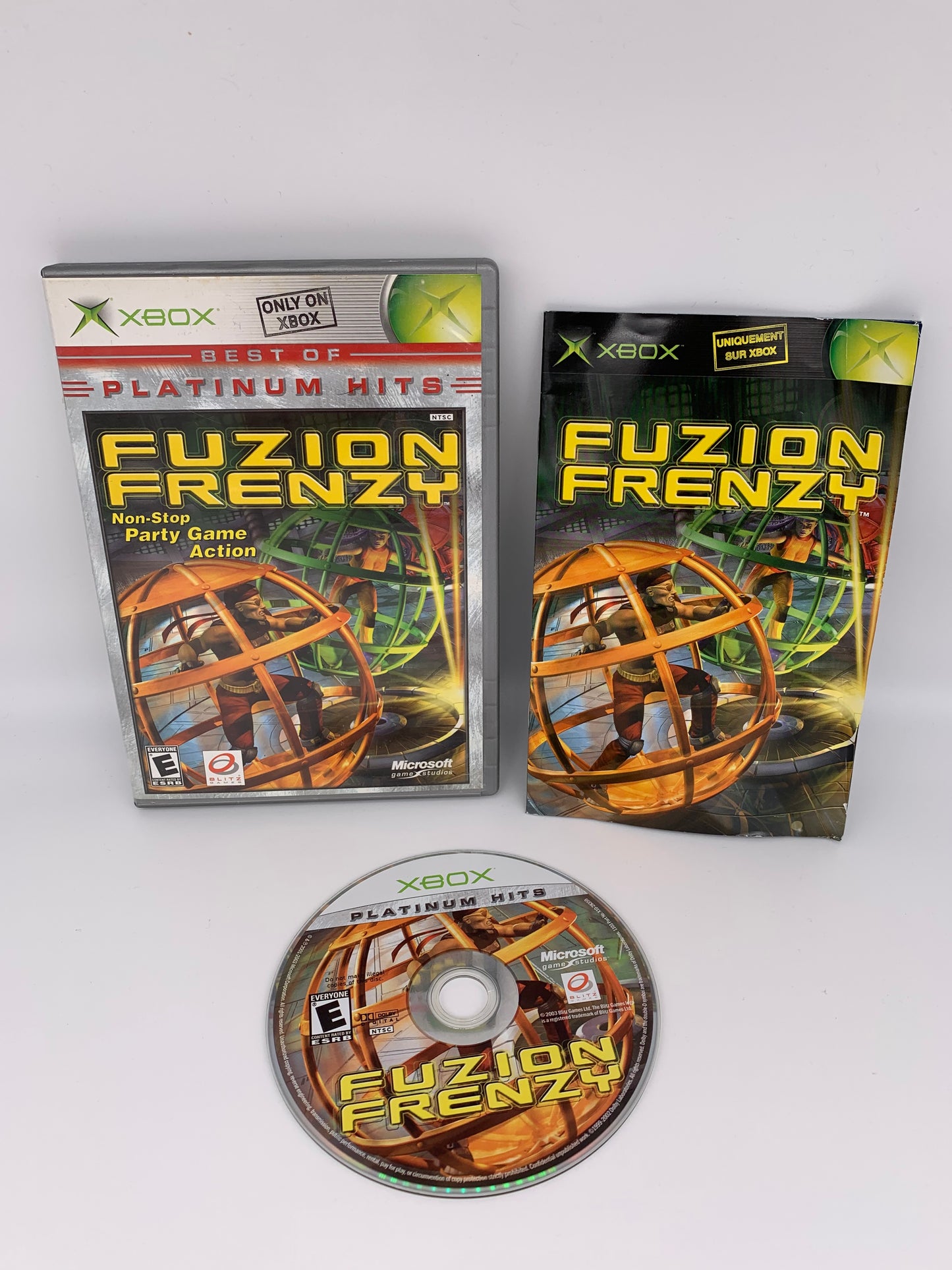 PiXEL-RETRO.COM : MICROSOFT XBOX COMPLETE CIB BOX MANUAL GAME NTSC FUZION FRENZY