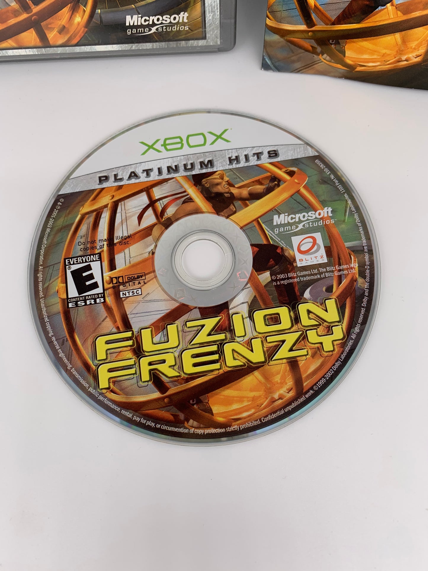 MiCROSOFT XBOX ORiGiNAL | FUZiON FRENZY | PLATiNUM HiTS