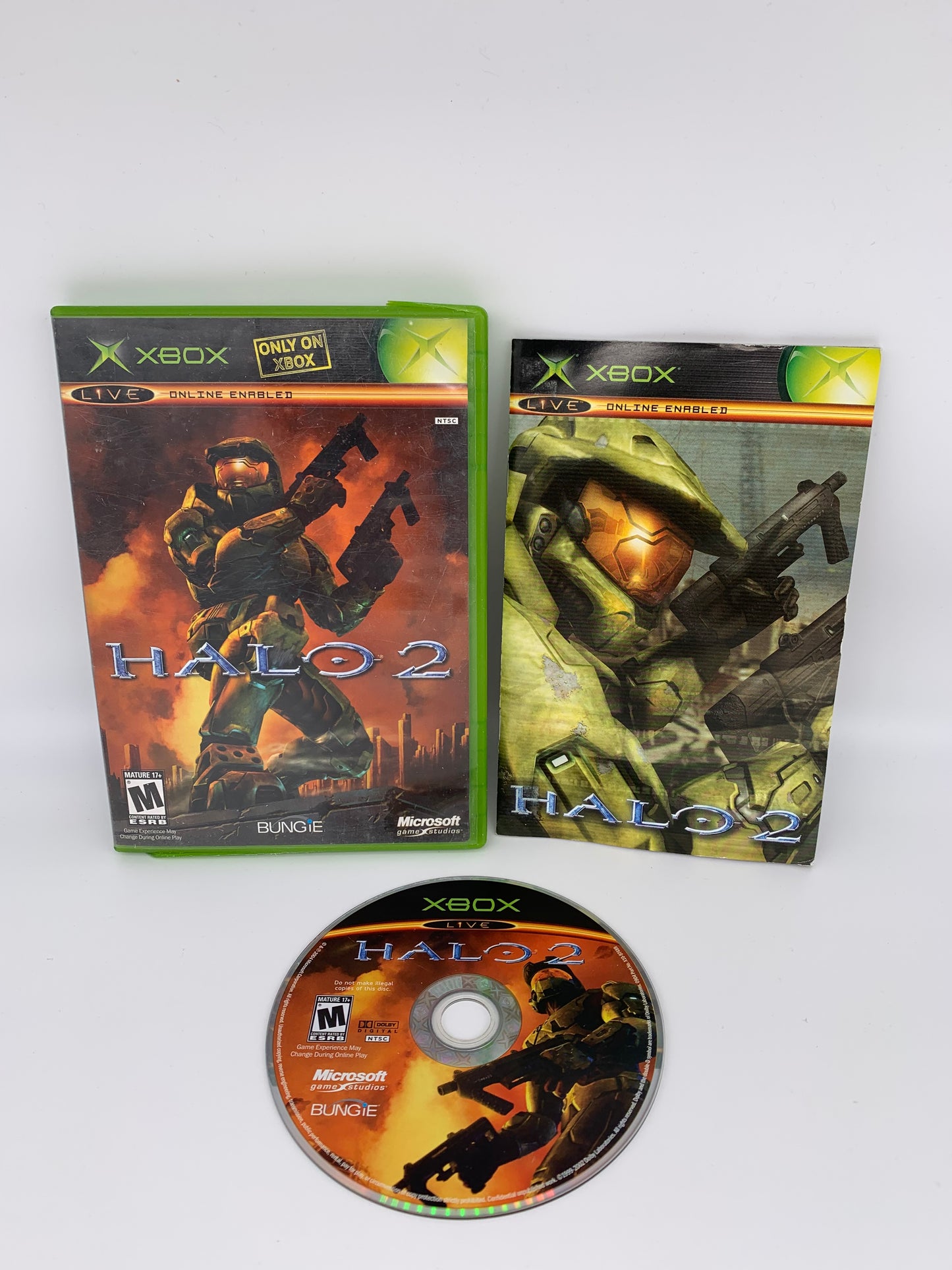 PiXEL-RETRO.COM : MICROSOFT XBOX COMPLETE CIB BOX MANUAL GAME NTSC HALO 2