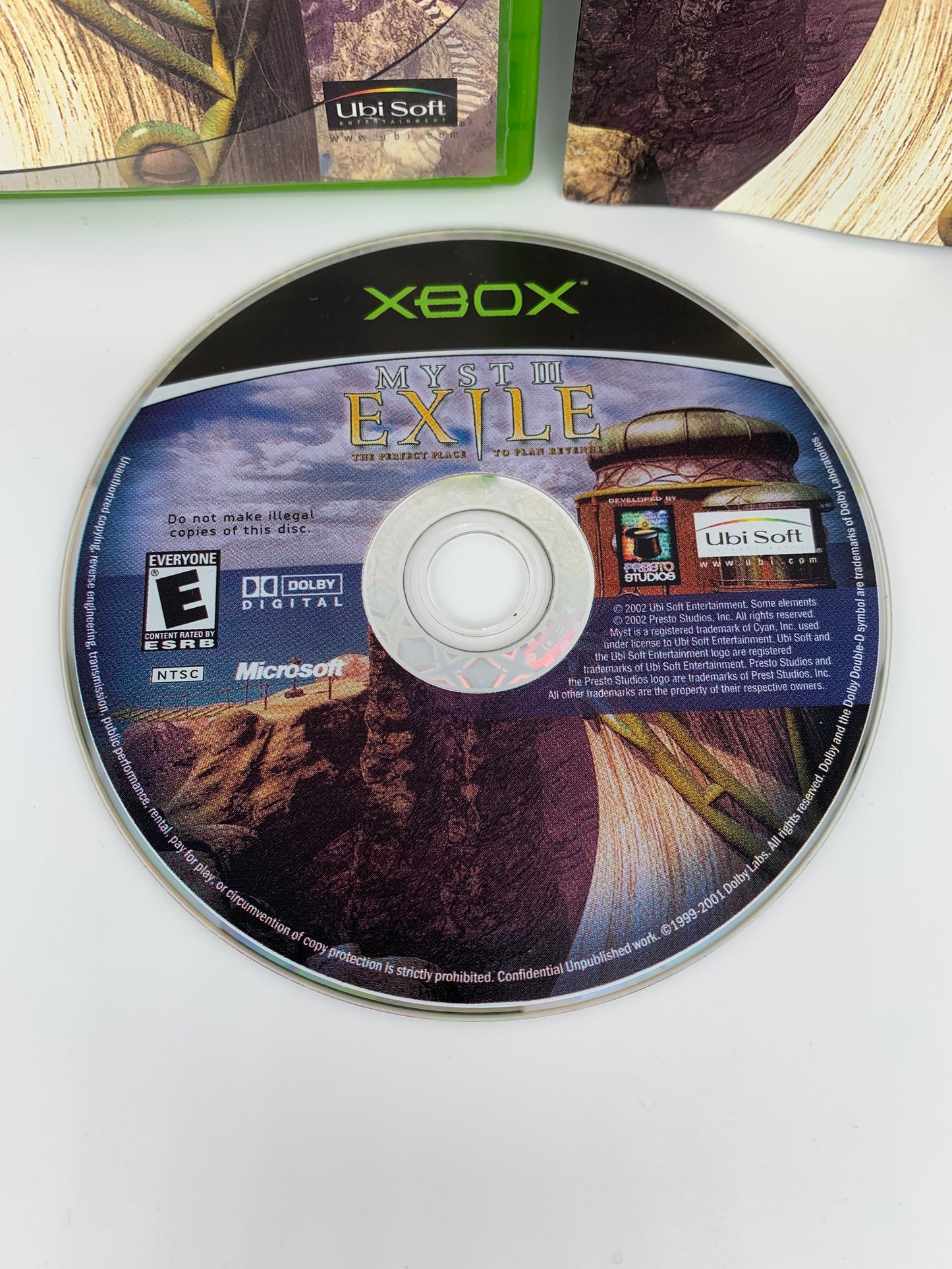 MiCROSOFT XBOX ORiGiNAL | MYST III EXiLE THE PERFECT PLACE TO PLAN REVENGE