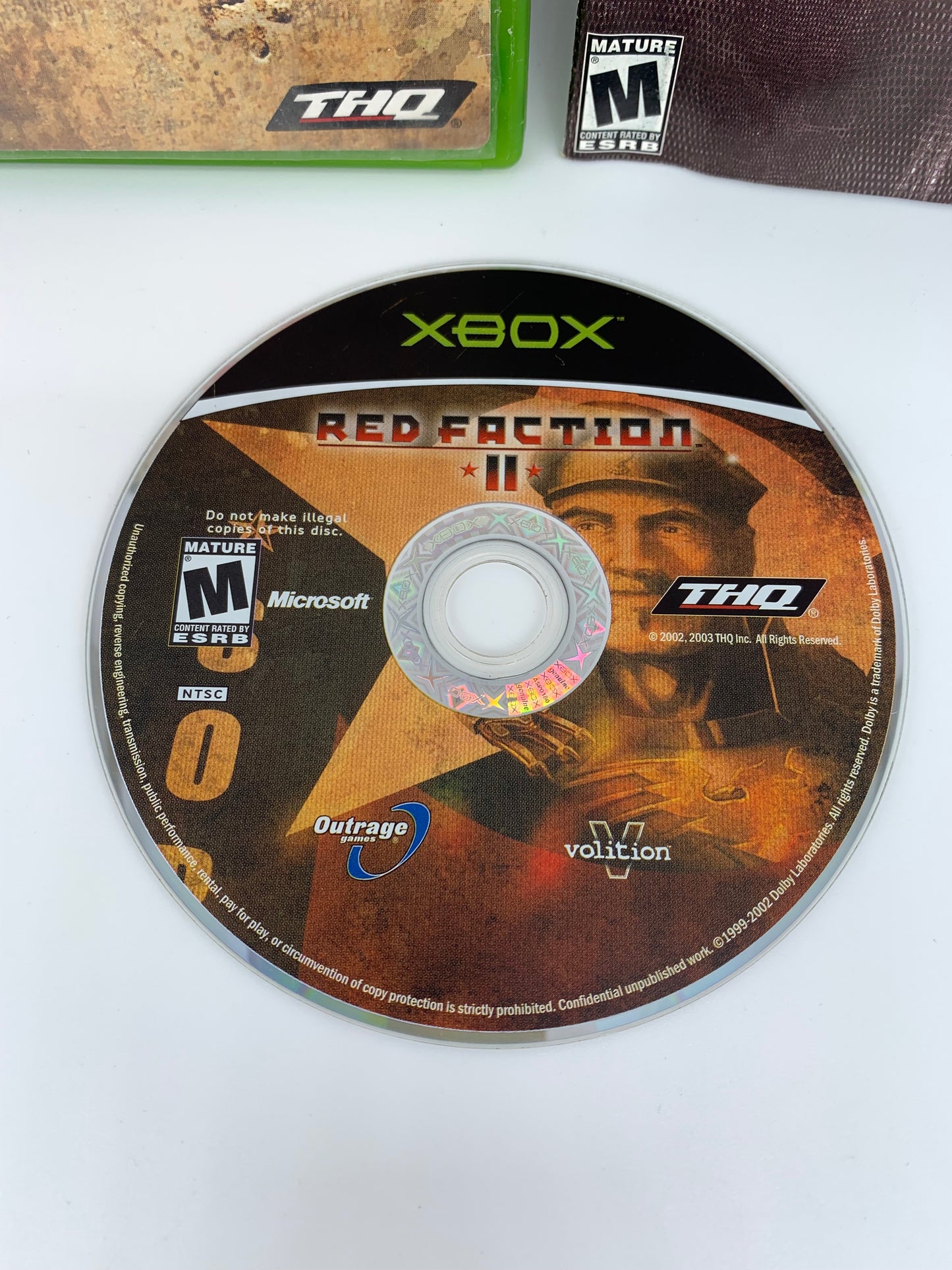 MiCROSOFT XBOX ORiGiNAL | RED FACTiON II