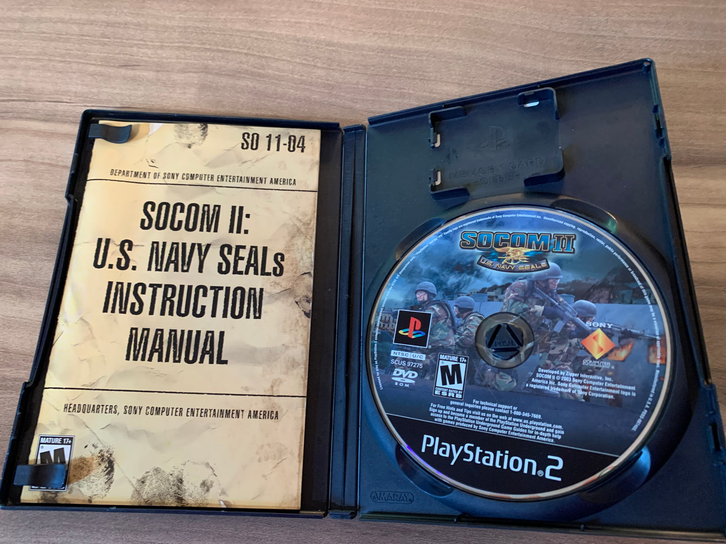 SONY PLAYSTATiON 2 [PS2] | SOCOM II U.S. NAVY SEALS