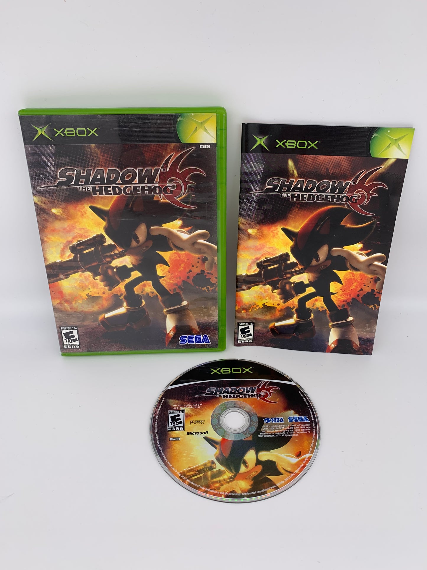 PiXEL-RETRO.COM : MICROSOFT XBOX COMPLETE CIB BOX MANUAL GAME NTSC SHADOW THE HEDGEHOG