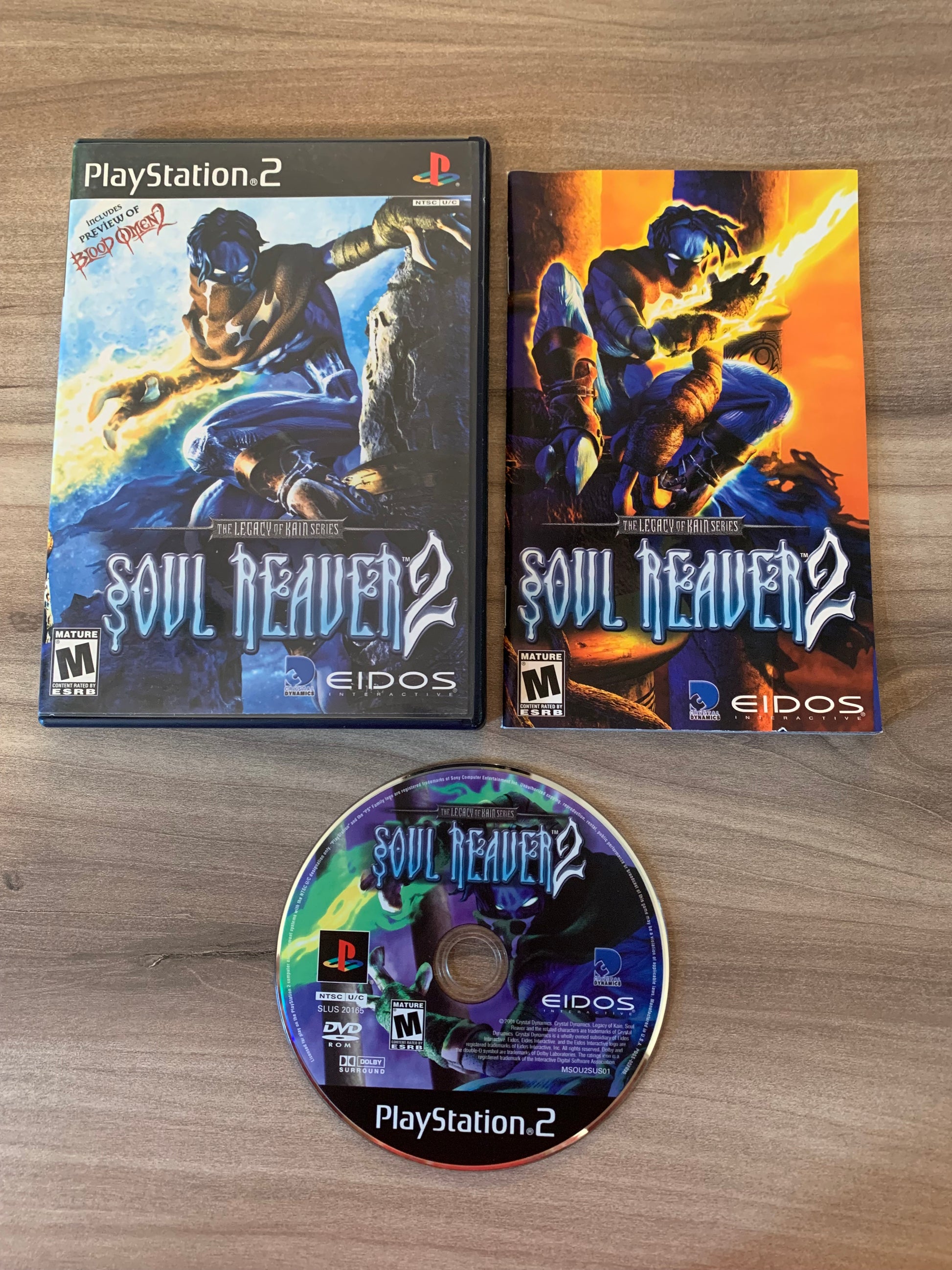 PiXEL-RETRO.COM : SONY PLAYSTATION 2 (PS2) COMPLET CIB BOX MANUAL GAME NTSC THE LEGACY OF KAIN SERIES SOUL REAVER 2