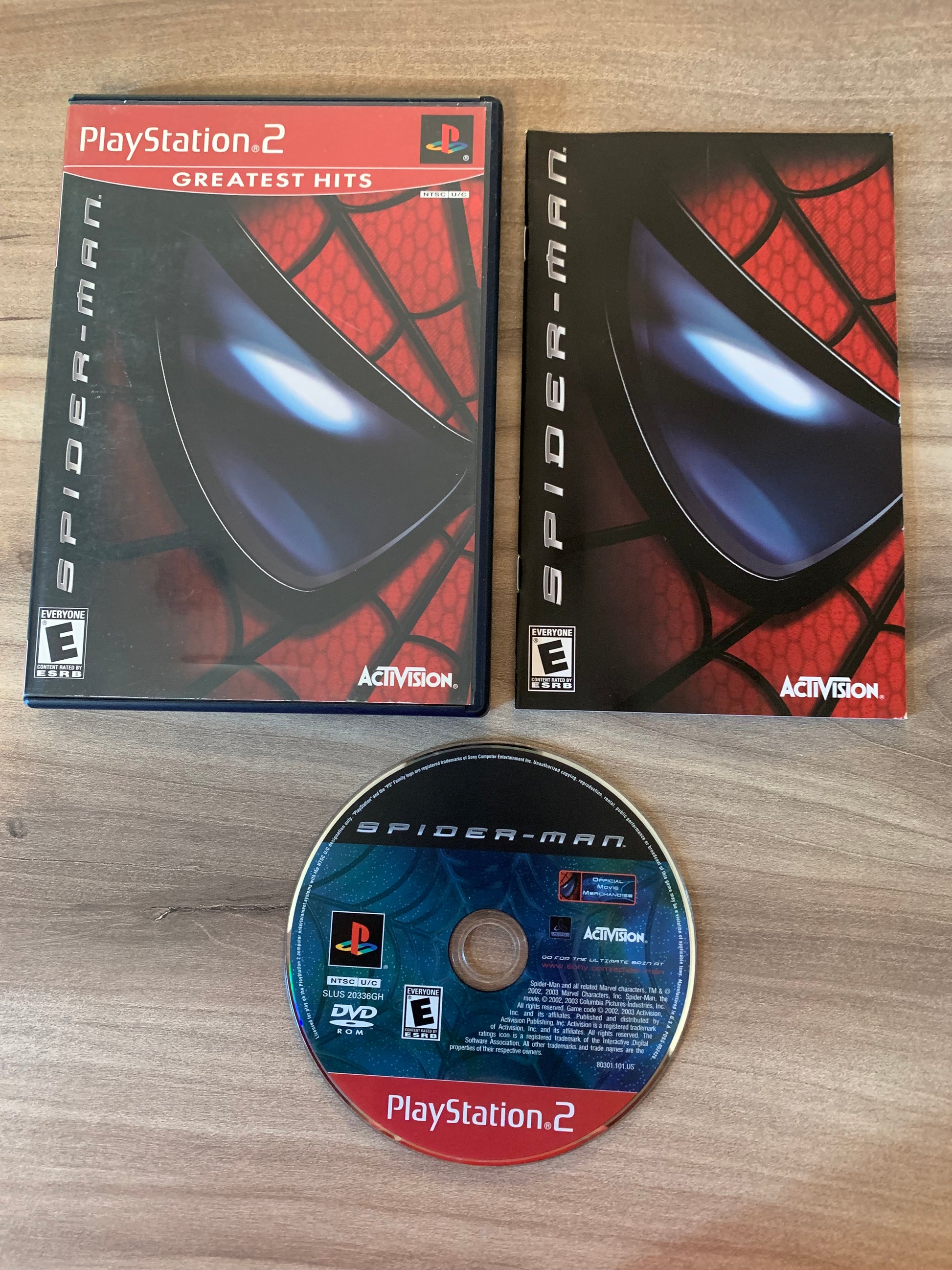 PiXEL-RETRO.COM : SONY PLAYSTATION 2 (PS2) COMPLET CIB BOX MANUAL GAME NTSC SPIDER-MAN