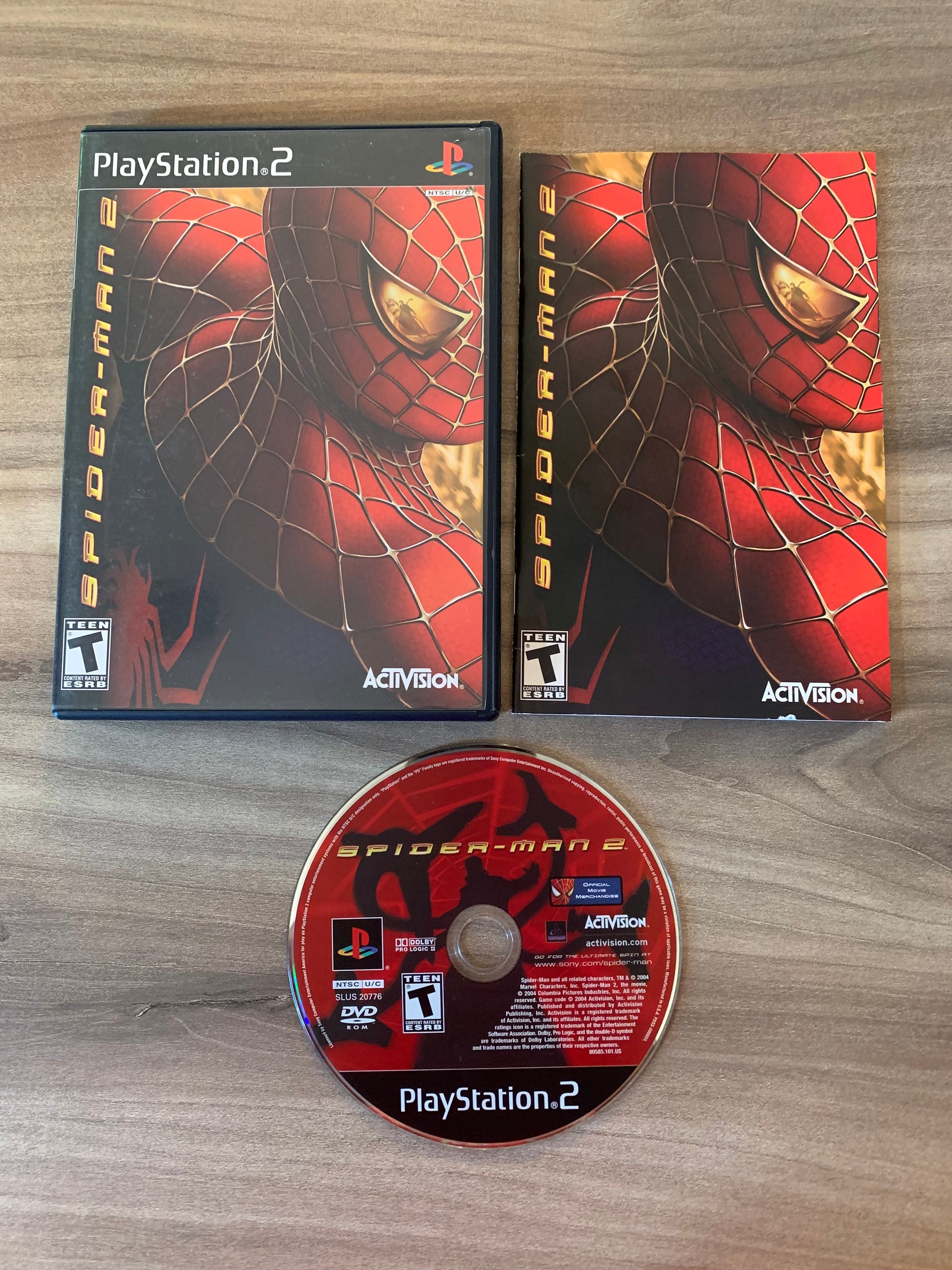 PiXEL-RETRO.COM : SONY PLAYSTATION 2 (PS2) COMPLET CIB BOX MANUAL GAME NTSC SPIDER-MAN 2