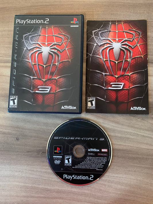 PiXEL-RETRO.COM : SONY PLAYSTATION 2 (PS2) COMPLET CIB BOX MANUAL GAME NTSC SPIDER-MAN 3