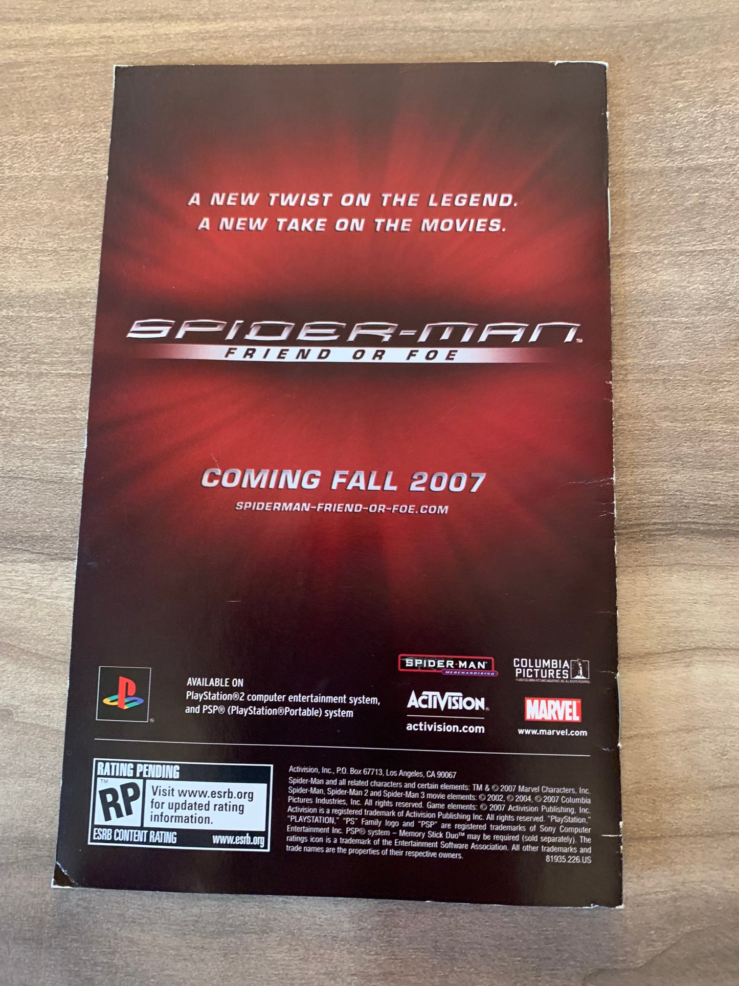 SONY PLAYSTATiON 2 [PS2] | SPiDER-MAN 3