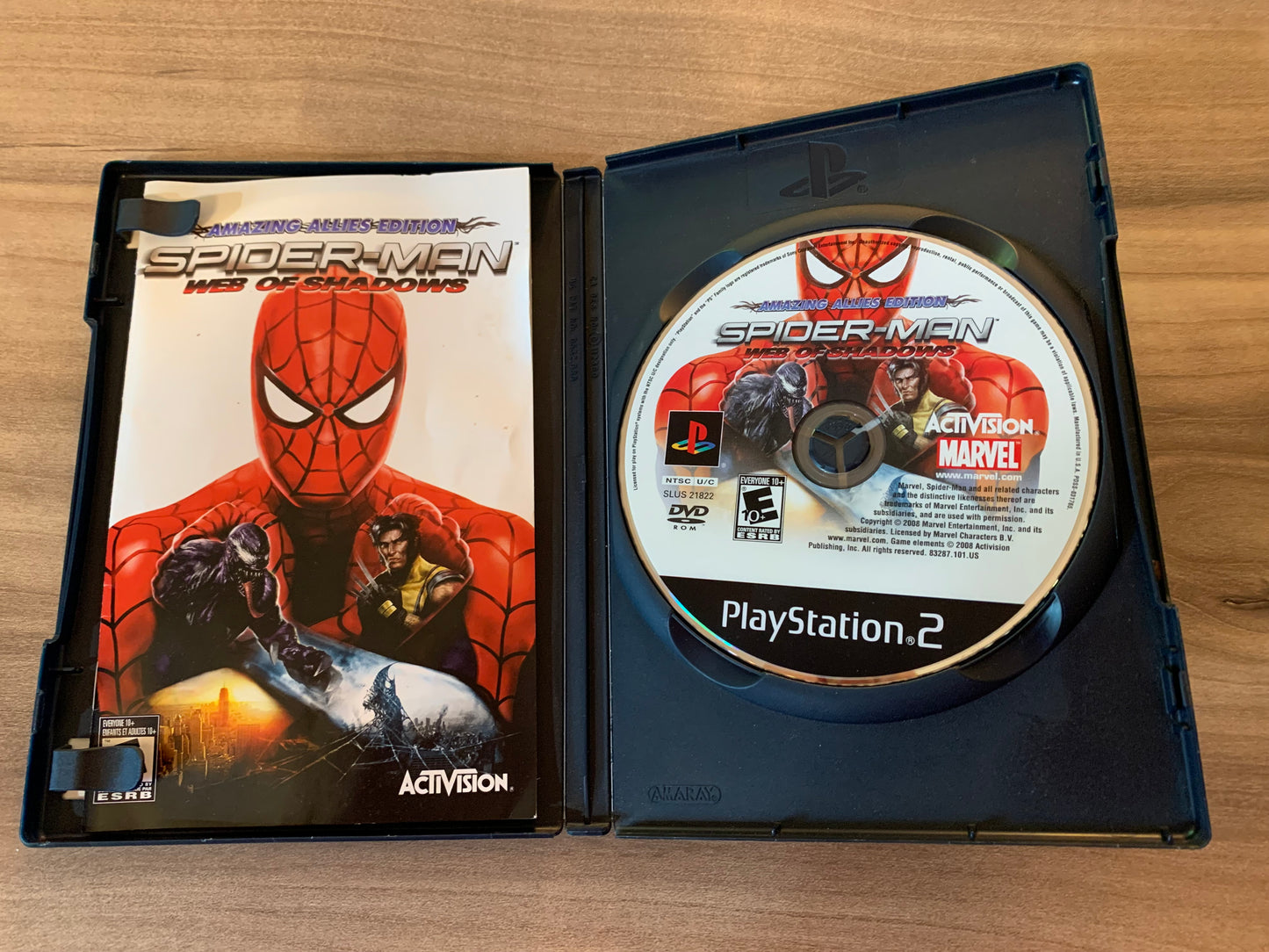 SONY PLAYSTATiON 2 [PS2] | SPiDER-MAN WEB OF SHADOWS AMAZiNG ALLiES EDiTiON
