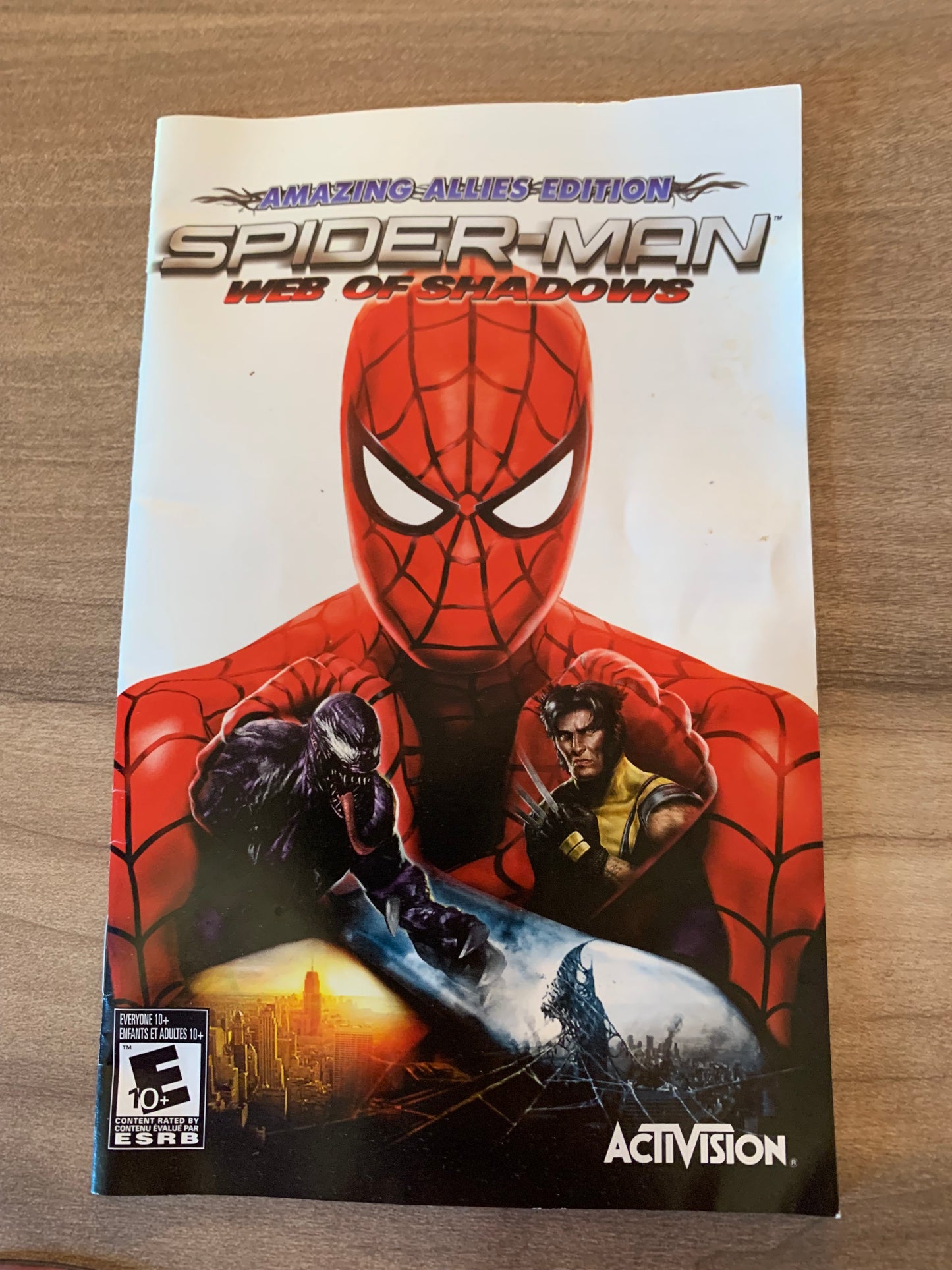 SONY PLAYSTATiON 2 [PS2] | SPiDER-MAN WEB OF SHADOWS AMAZiNG ALLiES EDiTiON