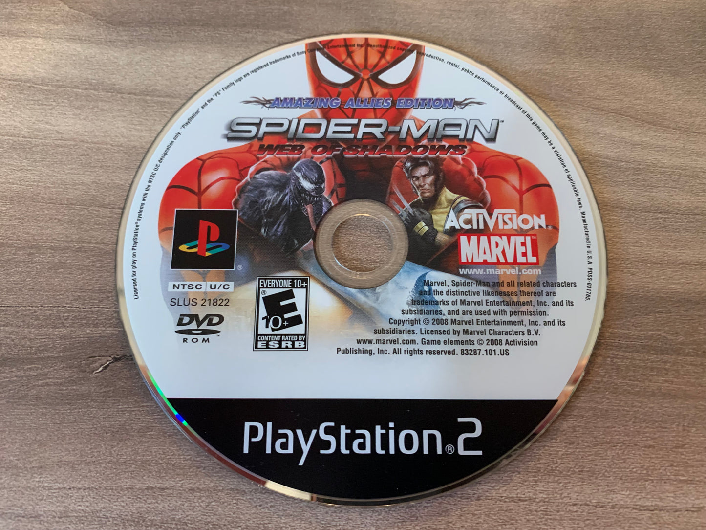 SONY PLAYSTATiON 2 [PS2] | SPiDER-MAN WEB OF SHADOWS AMAZiNG ALLiES EDiTiON