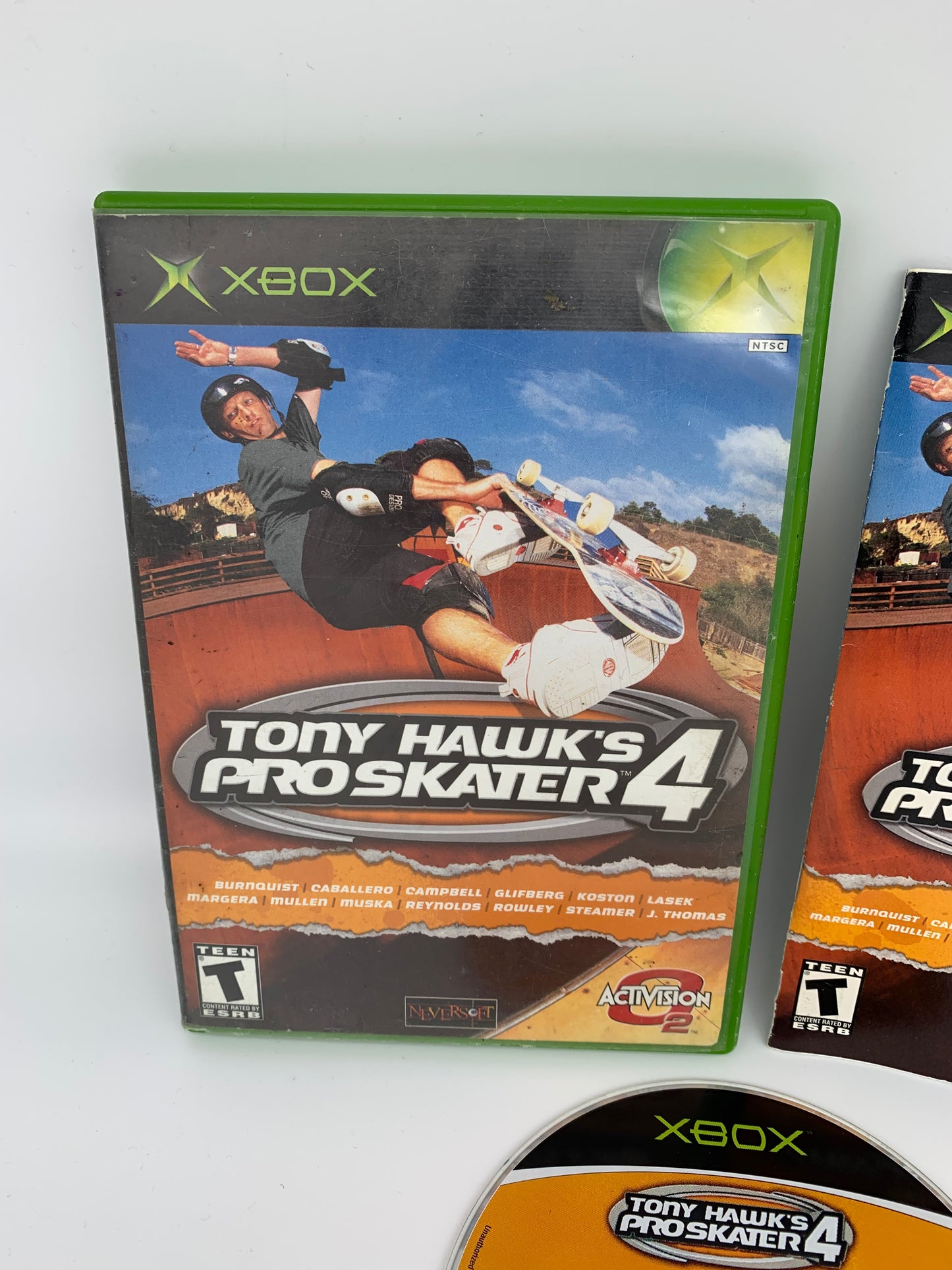 MiCROSOFT XBOX ORiGiNAL | TONY HAWKS PRO SKATER 4