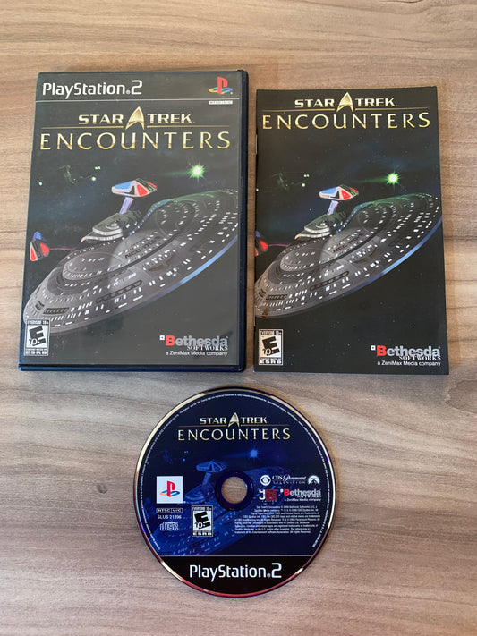 PiXEL-RETRO.COM : SONY PLAYSTATION 2 (PS2) COMPLET CIB BOX MANUAL GAME NTSC STAR TREK ENCOUNTERS