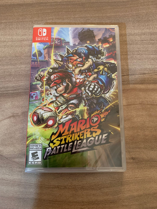 PiXEL-RETRO.COM : NINTENDO SWITCH NEW SEALED IN BOX COMPLETE MANUAL GAME NTSC MARIO STRIKERS BATTLE LEAGUE