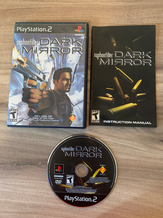 PiXEL-RETRO.COM : SONY PLAYSTATION 2 (PS2) COMPLET CIB BOX MANUAL GAME NTSC SYPHON FILTER DARK MIRROR