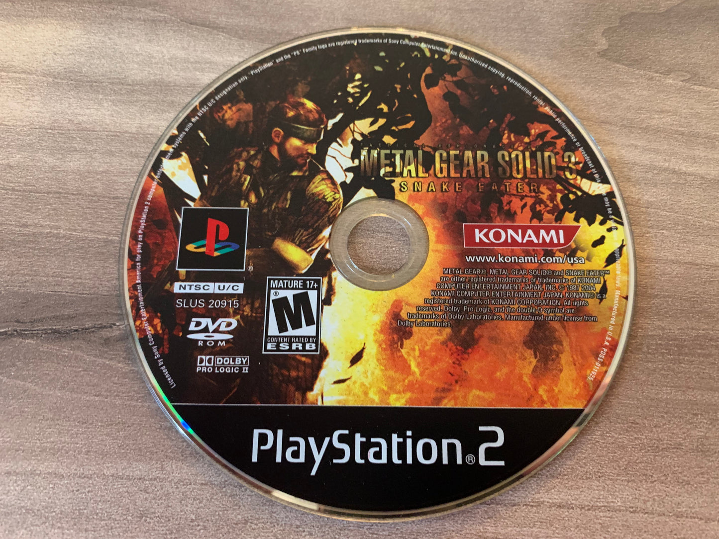 SONY PLAYSTATiON 2 [PS2] | METAL GEAR SOLID 3 SNAKE EATER